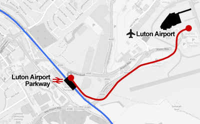 Luton DART Map