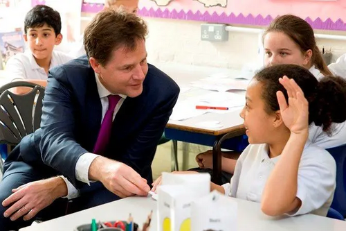 Nick Clegg Illiteracy Pledge