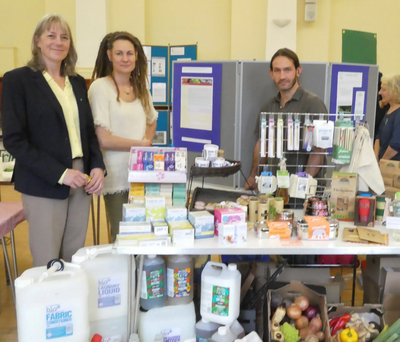 Sally with Health Fair