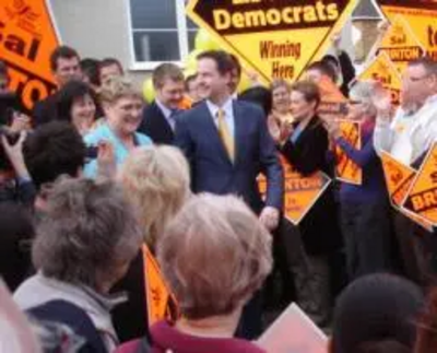 Nick Clegg and Sal Brinton at Watford Lib Dem Campaign Launch