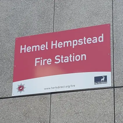 Hemel Fire Station sign