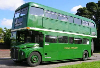 Old Green Bus