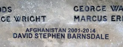 David Barnsdale Inscription