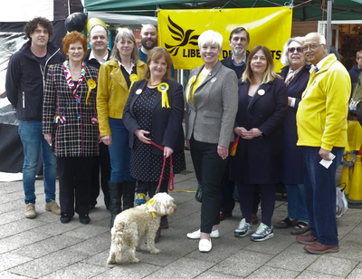 Euro Candidate Barbara Gibson in Berkhamsted