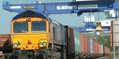 Freight Train at Felixstowe