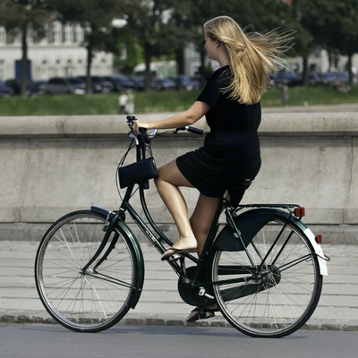 Girl on Bike