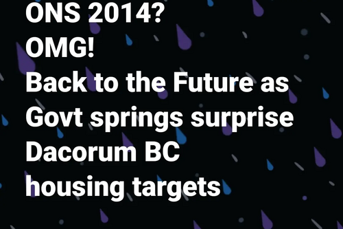 ONS2014? OMG! Back to the Future as Govt sprigs surprise Dacorum BC housing targets